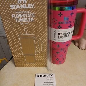 Brand New Stanley Hot Pink LV FlowState Tumbler.